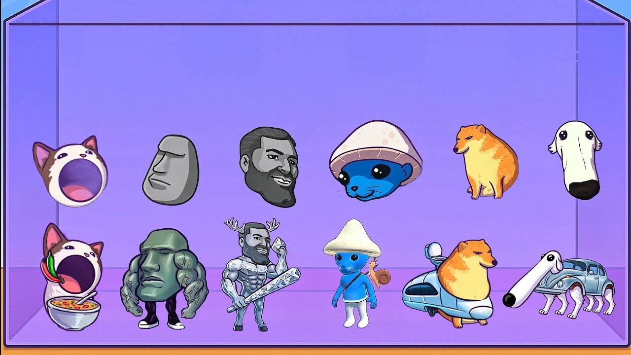 Merge fellas NEW UPDATE MEMES BRAINROT feat meme character cat dog 🐕😺