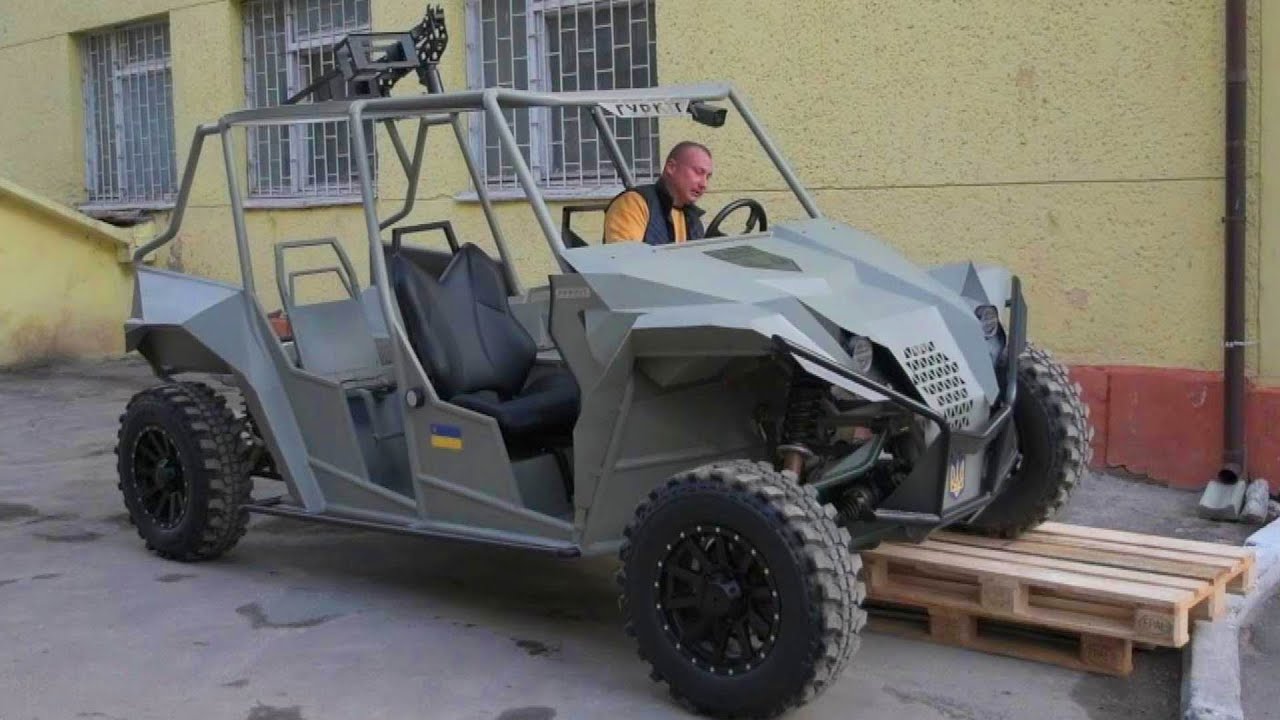 Volunteers Invent Vehicle to Help Ukrainians on Battlefield