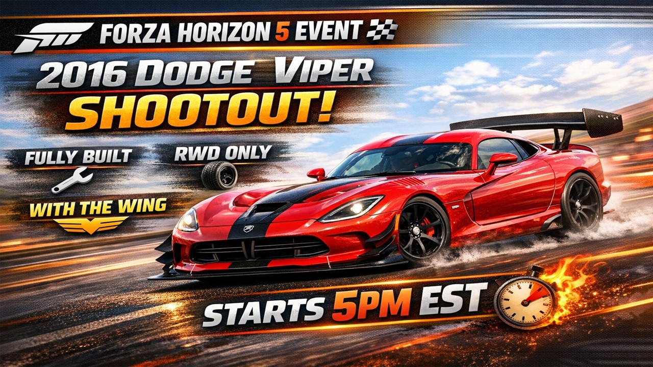 🔥 Сравнение Dodge Viper 2016 года в Forza Horizon 5 | Полностью доработанный заднеприводный дрэг-...