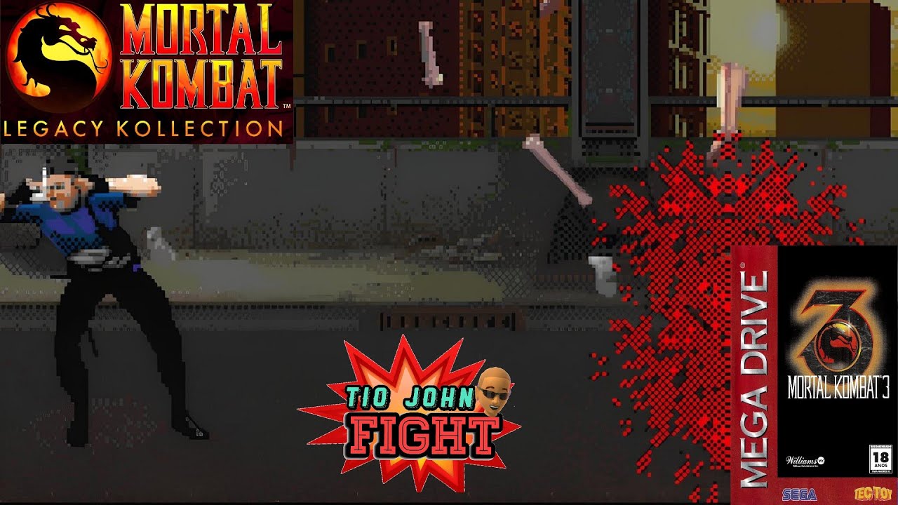 MK Legacy Kollection - MK3 do Mega Drive (TJ Fight) EP.403