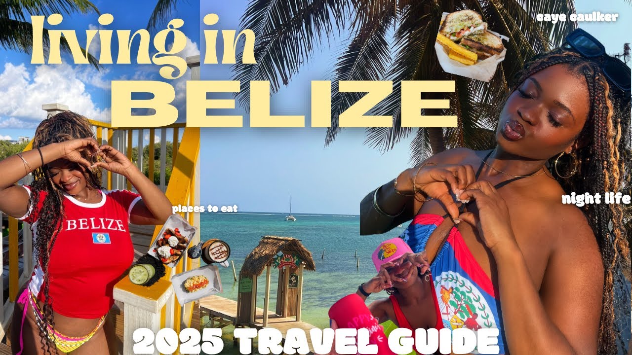 BELIZE VLOG 2025 🏝️ : SAN PEDRO | trips to caye caulker, day activities + more!