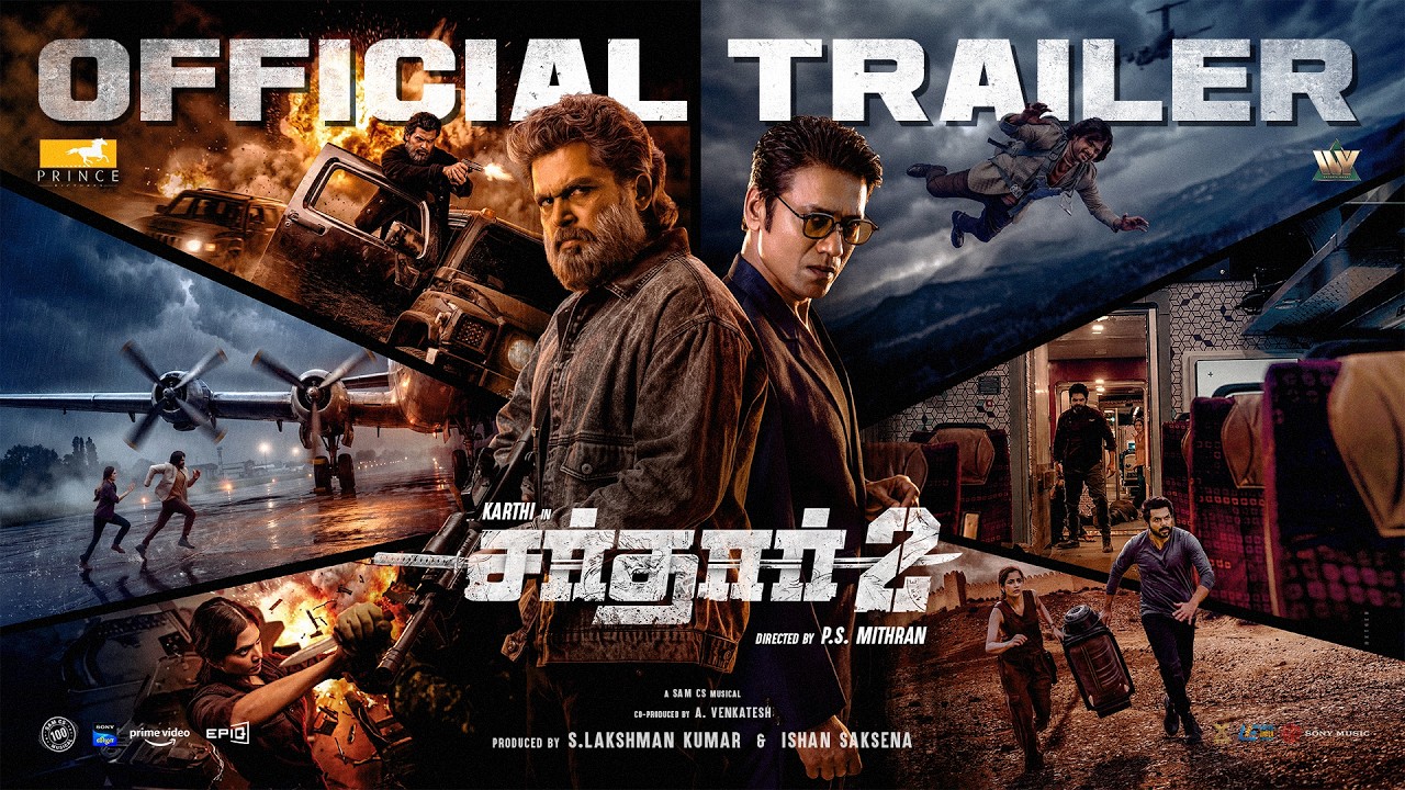 Sardar 2 - Official Trailer (Tamil) | Karthi | SJ Suryah | Malavika | Ashika | PS Mithran | Sam CS