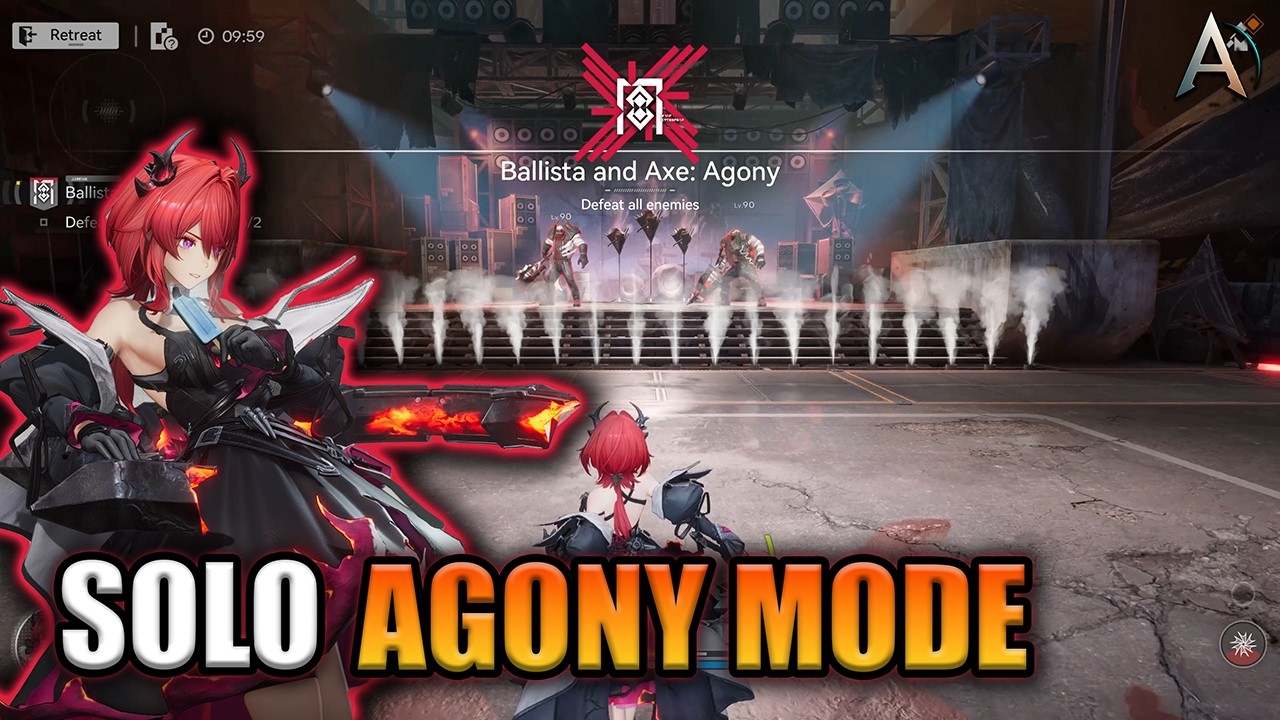 Laevatain Solo Ballista & Axe Agony Mode | Umbral Monument | Arknights Endfield