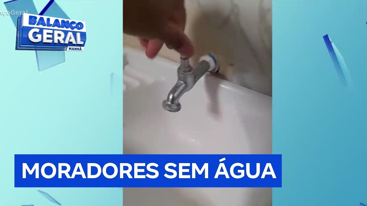Moradores reclamam de falta de água após Sabesp reduzir pressão no período noturno