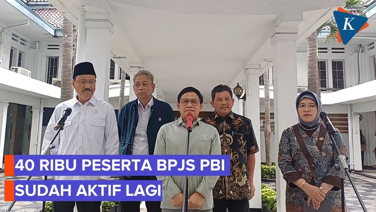 Dari 11 Juta, 40.000 Peserta BPJS PBI Sudah Aktif Lagi