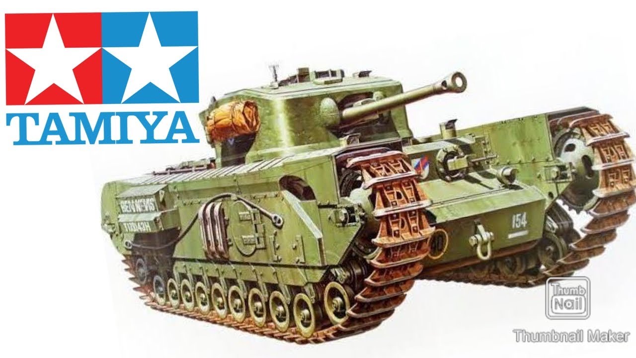 Может ли классический набор по-прежнему конкурировать? | Сборка модели Tamiya Churchill Mk VII