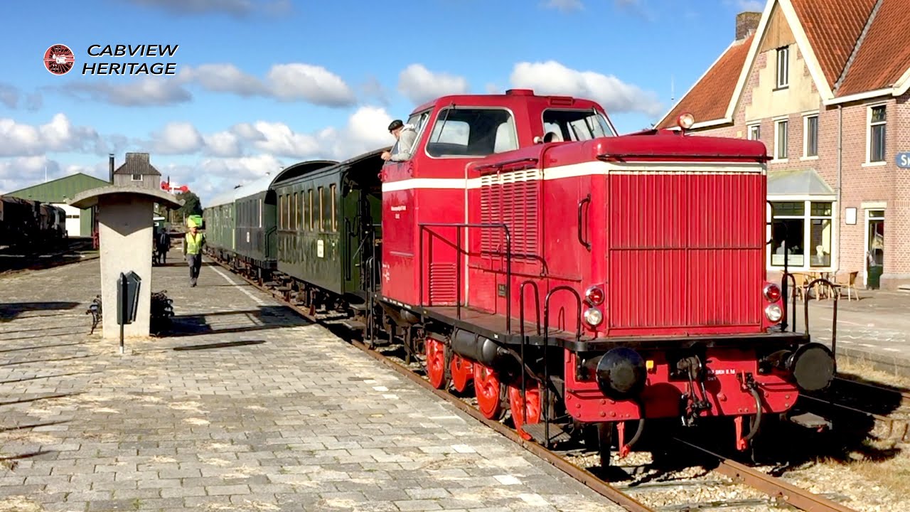 🇩🇪 Cab Ride 1956: German Diesel: Stadskanaal - Musselkanaal STAR Stadskanaalrail 28/10/2018