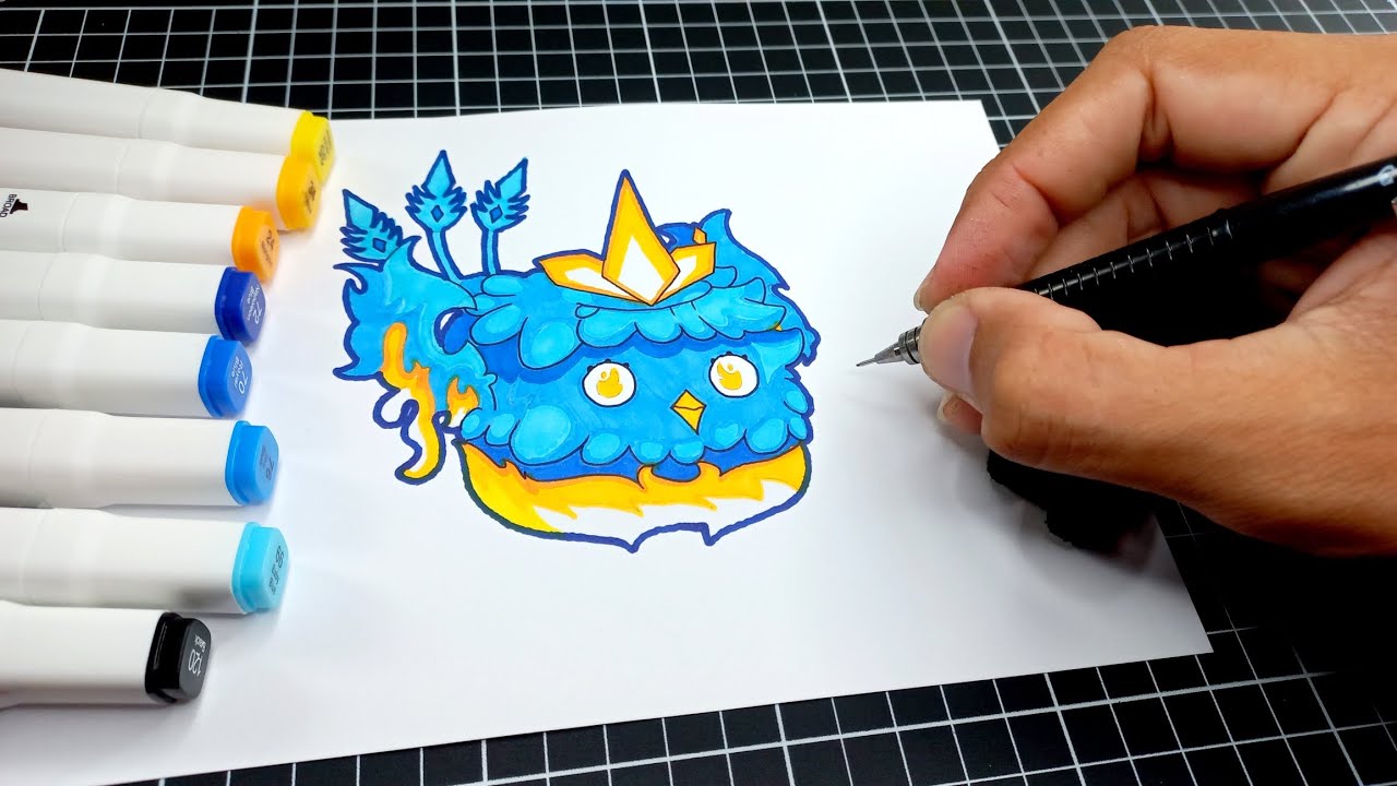 como DESENHAR a FRUTA FÊNIX de BLOX FRUITS - HOW TO DRAW FÊNIX FRUIT BLOX FRUITS