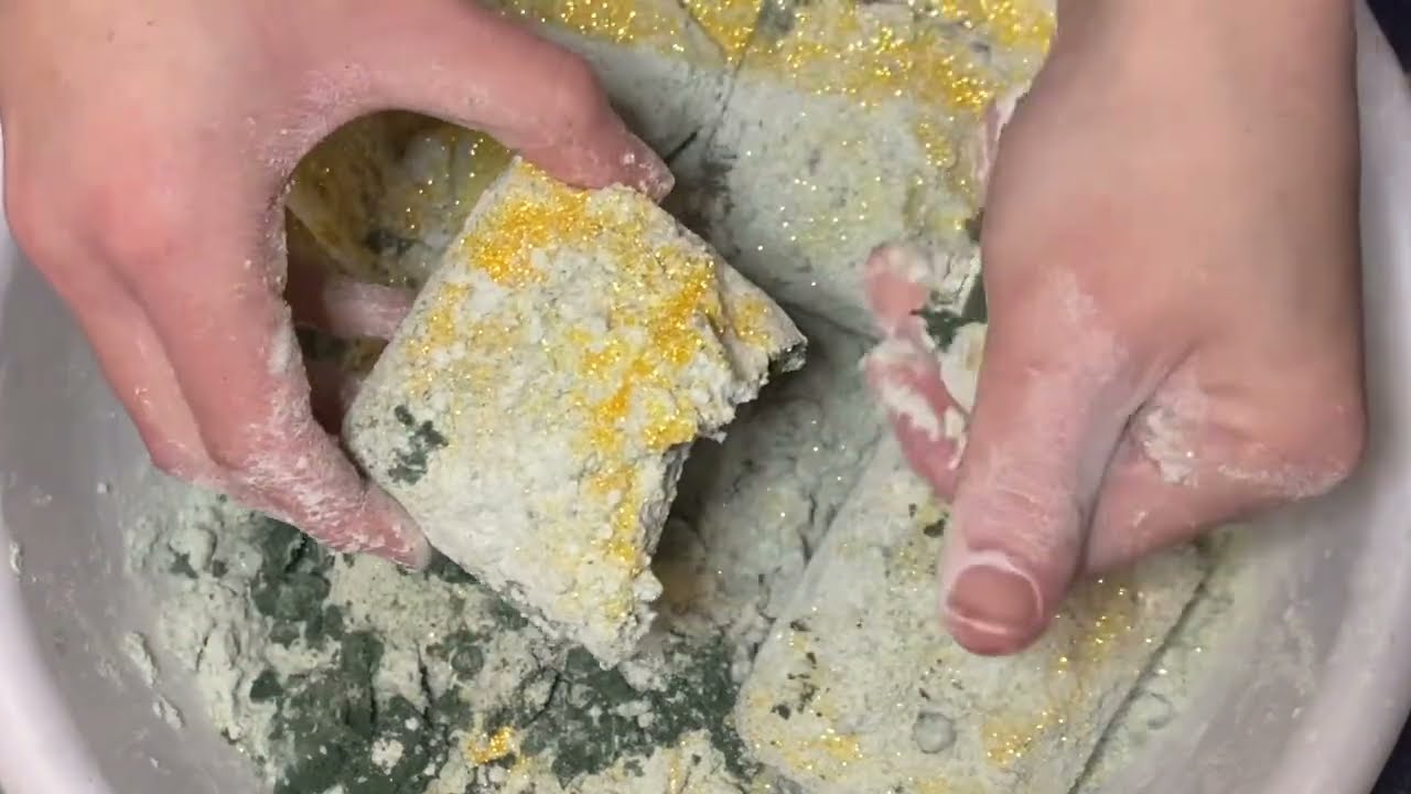 Floral Foam mini slices w/ leftovers |ASMR|