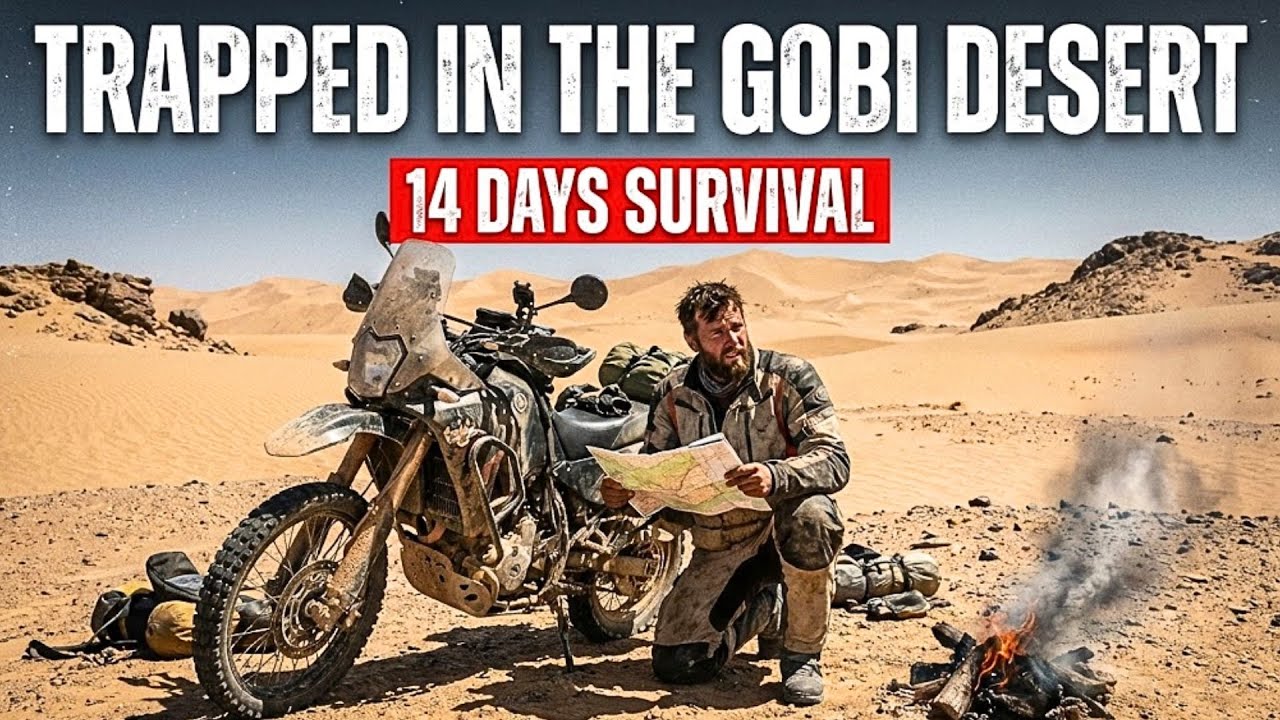 Trapped in the Gobi Desert: 14 Days Survival After Motorcycle Breakdown