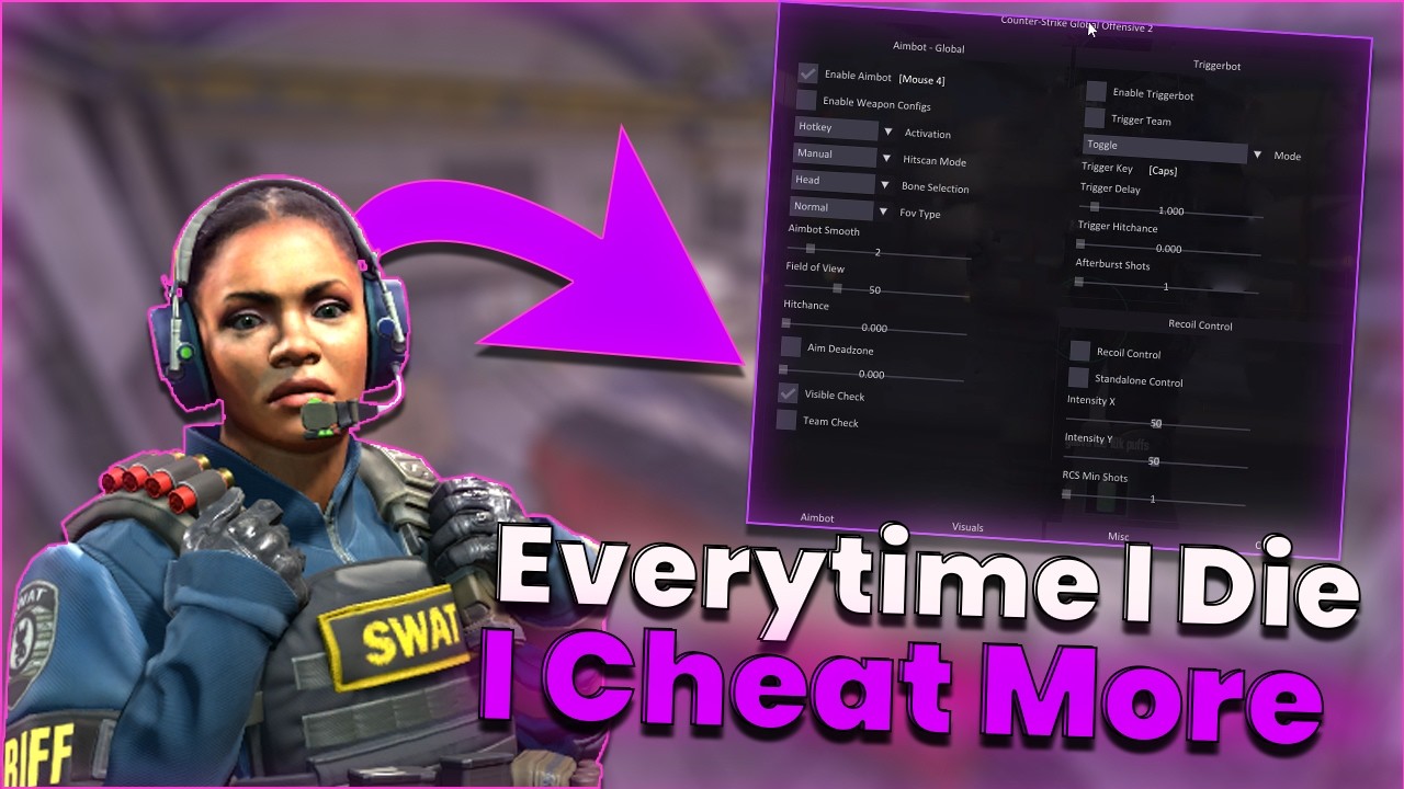 I'm CHEATING In CS2, But I Make My Cheats STRONGER Every Time I DIE!