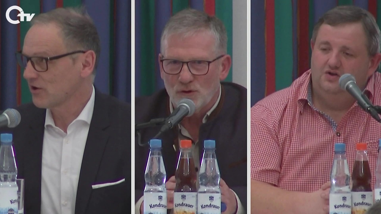 Bernd Sommer vs. Helmut Zeitler vs. Johann Wurm – Bürgermeisterwahl Waldsassen