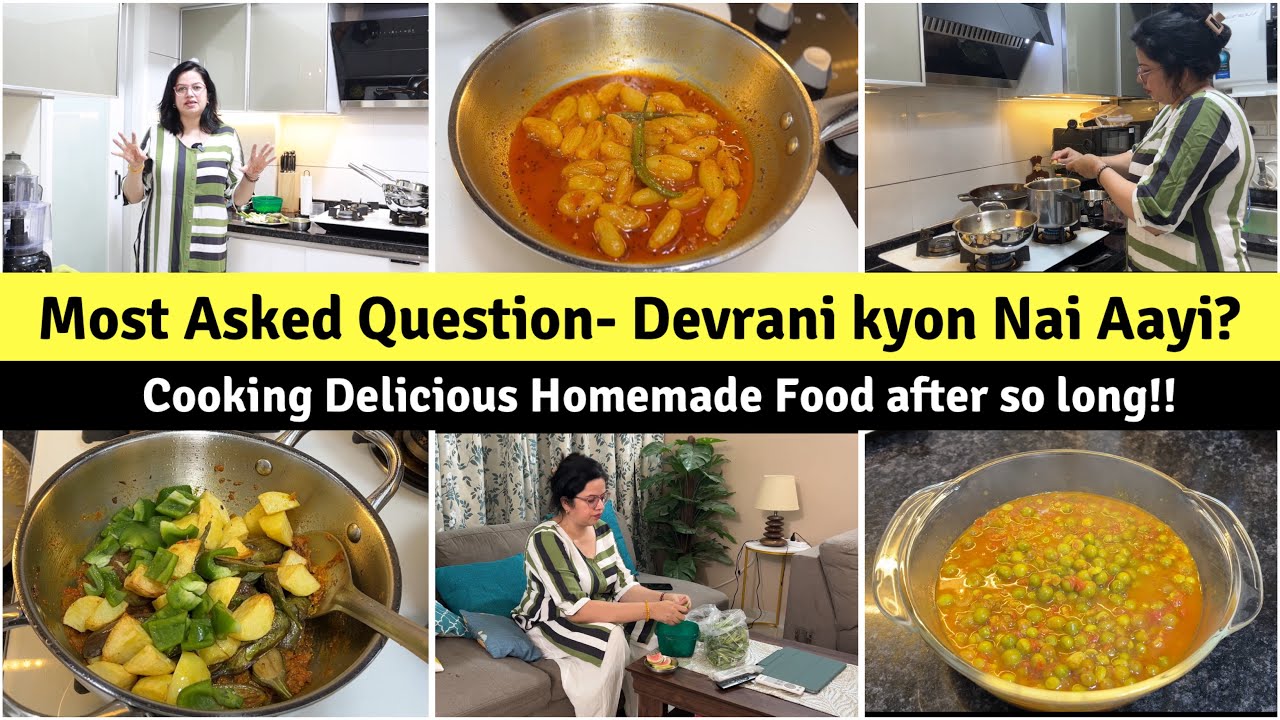 Devrani Kyon Nahi Aayi Shadi Mein? Homemade Food after so long | Cooking Dinner, New Kitchen Item