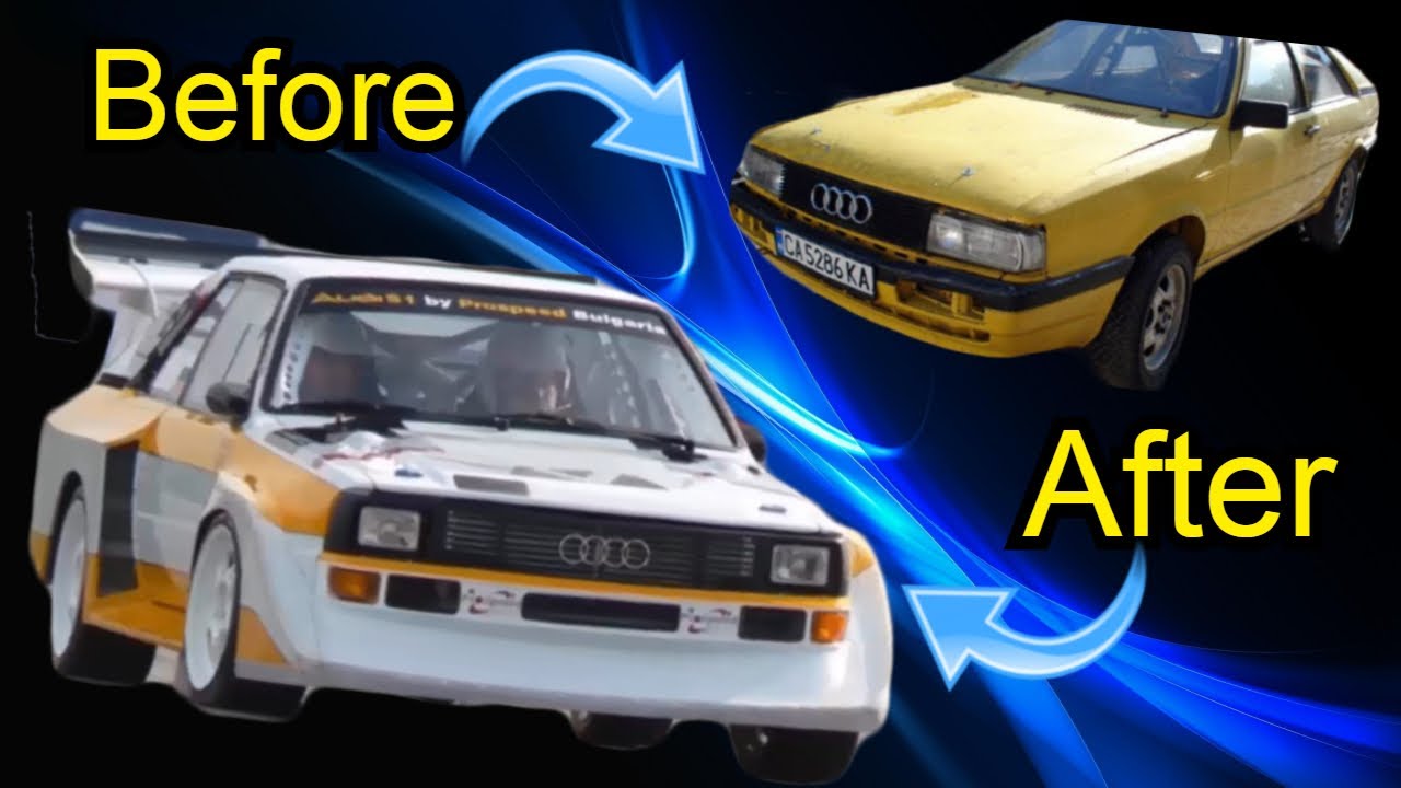 Restoration Audi quattro s1 time lapse