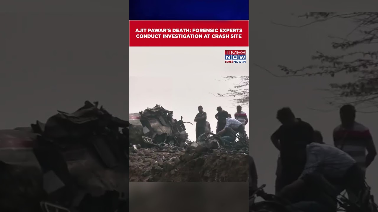 Ajit Pawar's Death Case: Forensic Experts Conduct Investigation At Crash Site | Watch #Shorts