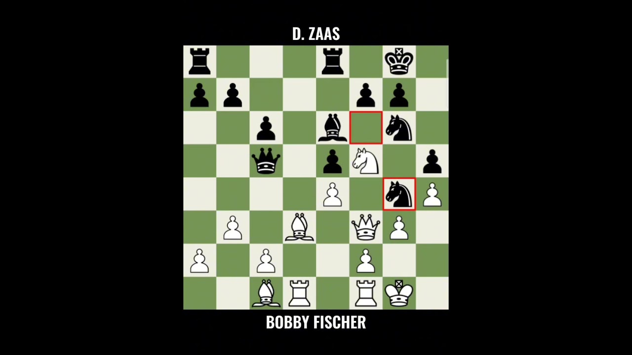 Bobby Fischer vs D. Zaas ◉ Cleveland Simultan Exhibition - Cleveland 1964