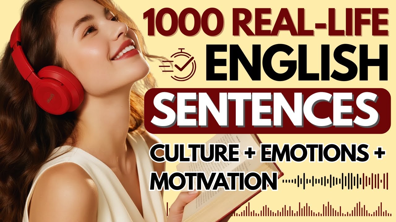 Speak English Naturally with 1000 Real-Life Sentences | Sound Fluent & Confident Every Day