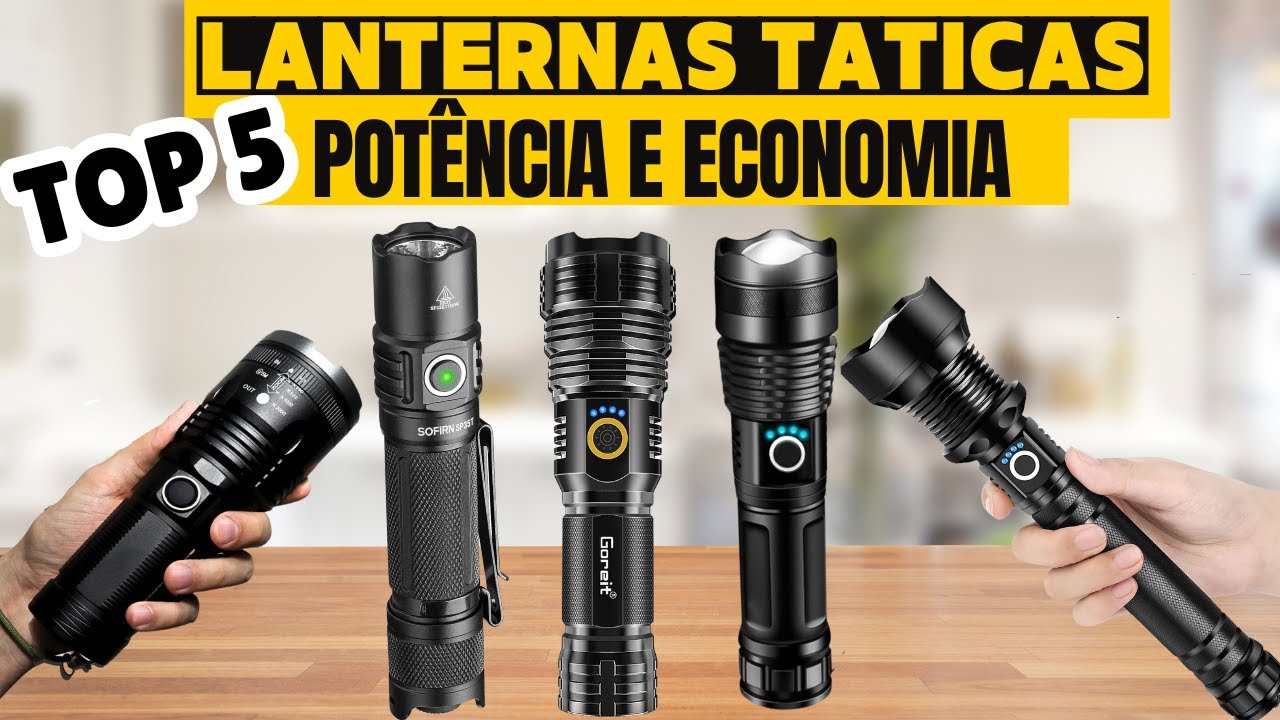 As 5 Melhores Lanternas Táticas de 2025: Potência, Durabilidade e Alta Performance!