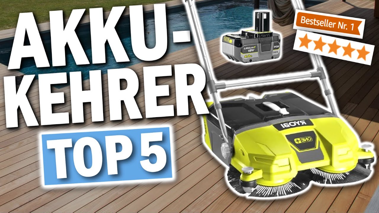 TOP 5 AKKU KEHRMASCHINEN (Testsieger 2026) !! 🔥 | Die besten akkubetriebenen Kehrmaschinen