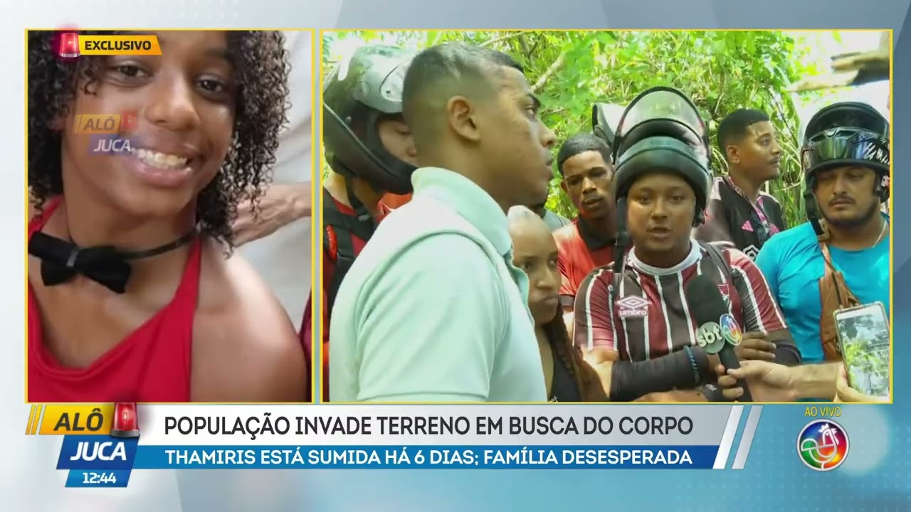 População invade terreno em busca de Thamires | ALÔ JUCA | TV ARATU
