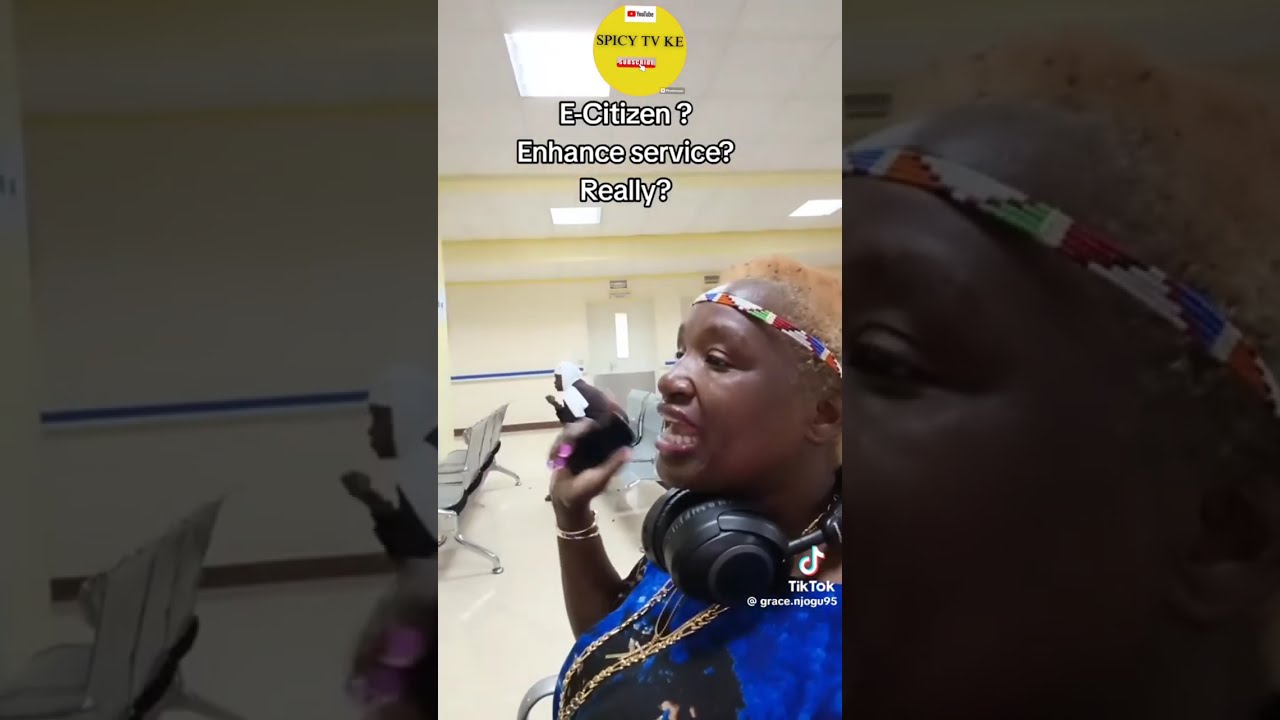 A Kenyan citizen rants over delays in E-citizen payments after spending hours in the hospital queue 