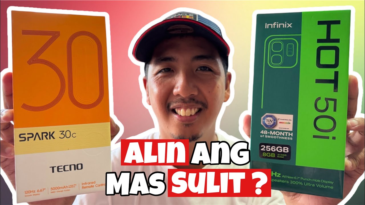 Infinix Hot 50i VS Tecno Spark 30c ! Parehong Around 5000 ang Presyo !