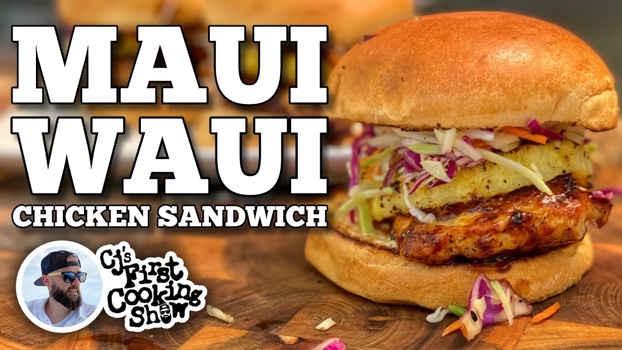 CJ's Maui Waui Chicken Sandwich | Blackstone Griddles
