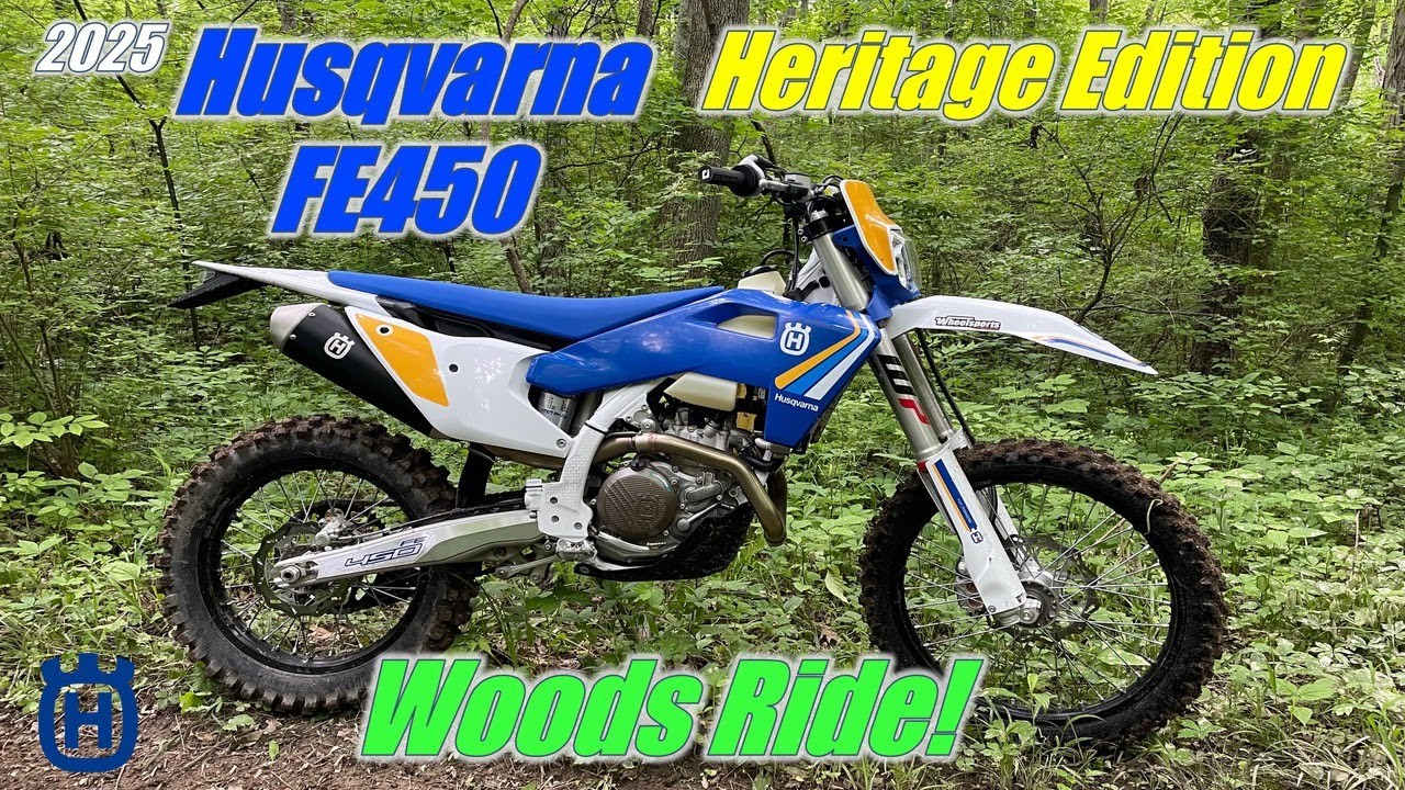2025 Husqvarna FE450 Heritage Edition Woods Ride!