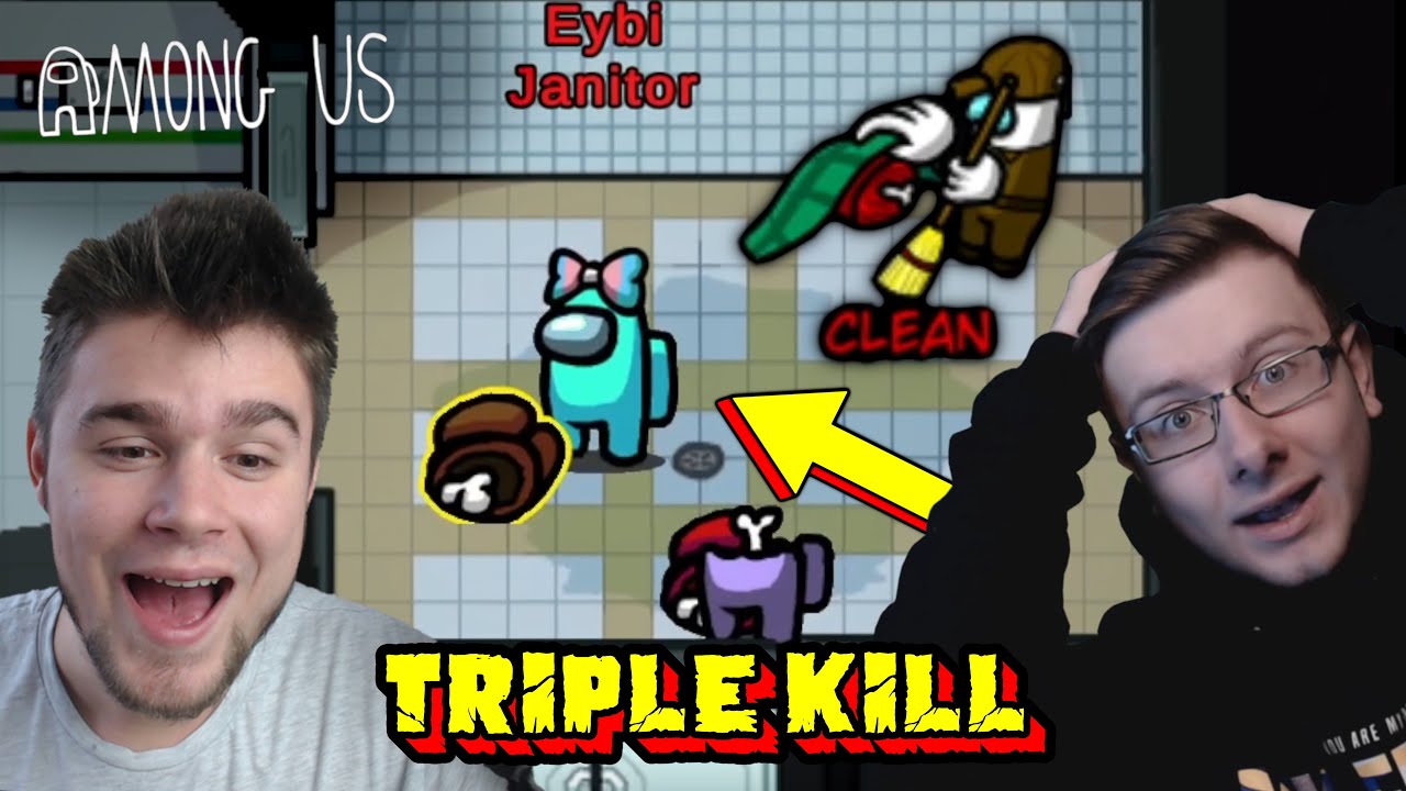ZROBILIŚMY TRIPLE KILL JAKO IMPOSTOR JANITOR W AMONG US
