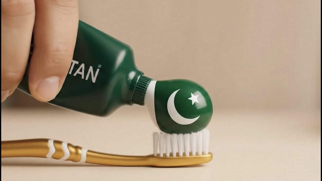 Image Your Country Flag as Your Toothpaste ✨🪥 Starting with Pakistan...