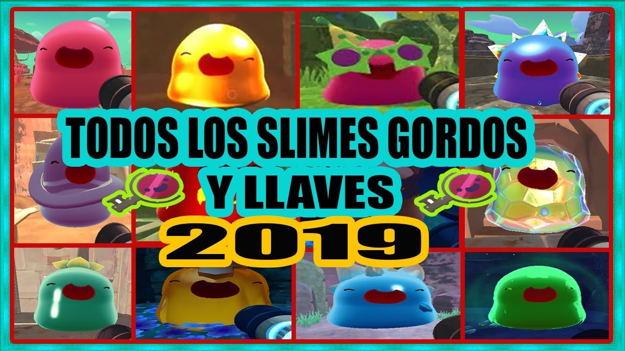 Todos los Slimes Gordos y LLaves Ubicaciones