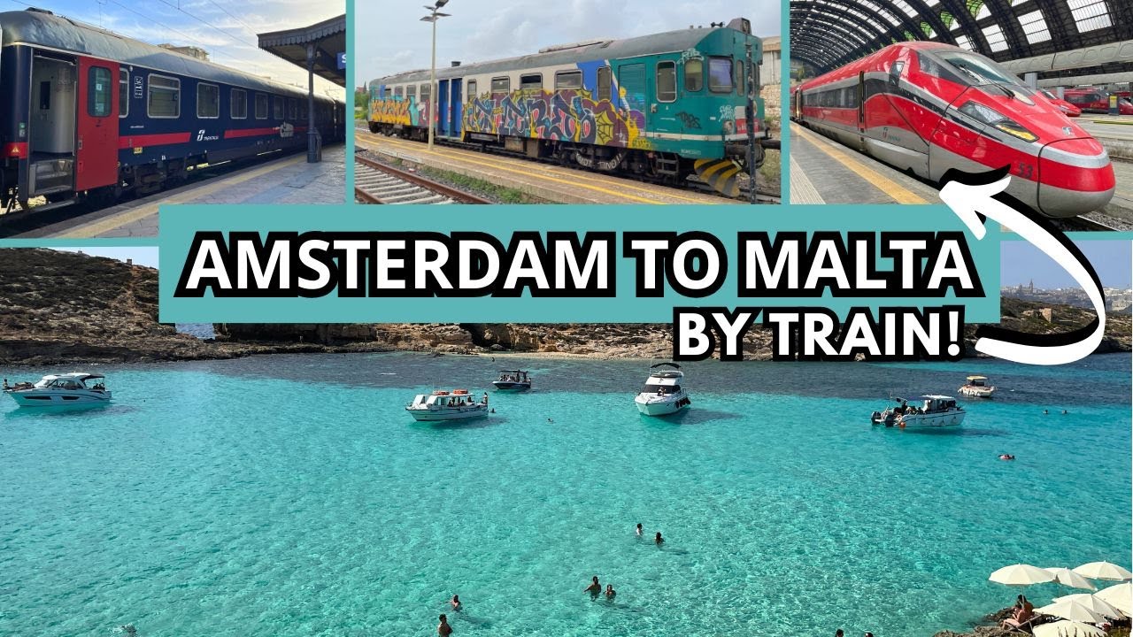 Epic 47-Hour Train Journey from Amsterdam to Malta (Ferry Included!)