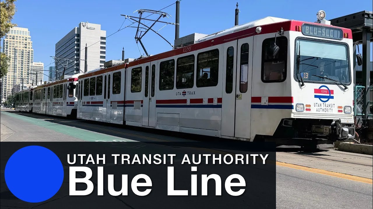 Utah Transit Authority TRAX Blue Line, Salt Lake to Draper Town Center, Siemens SD160, UTA Full Ride