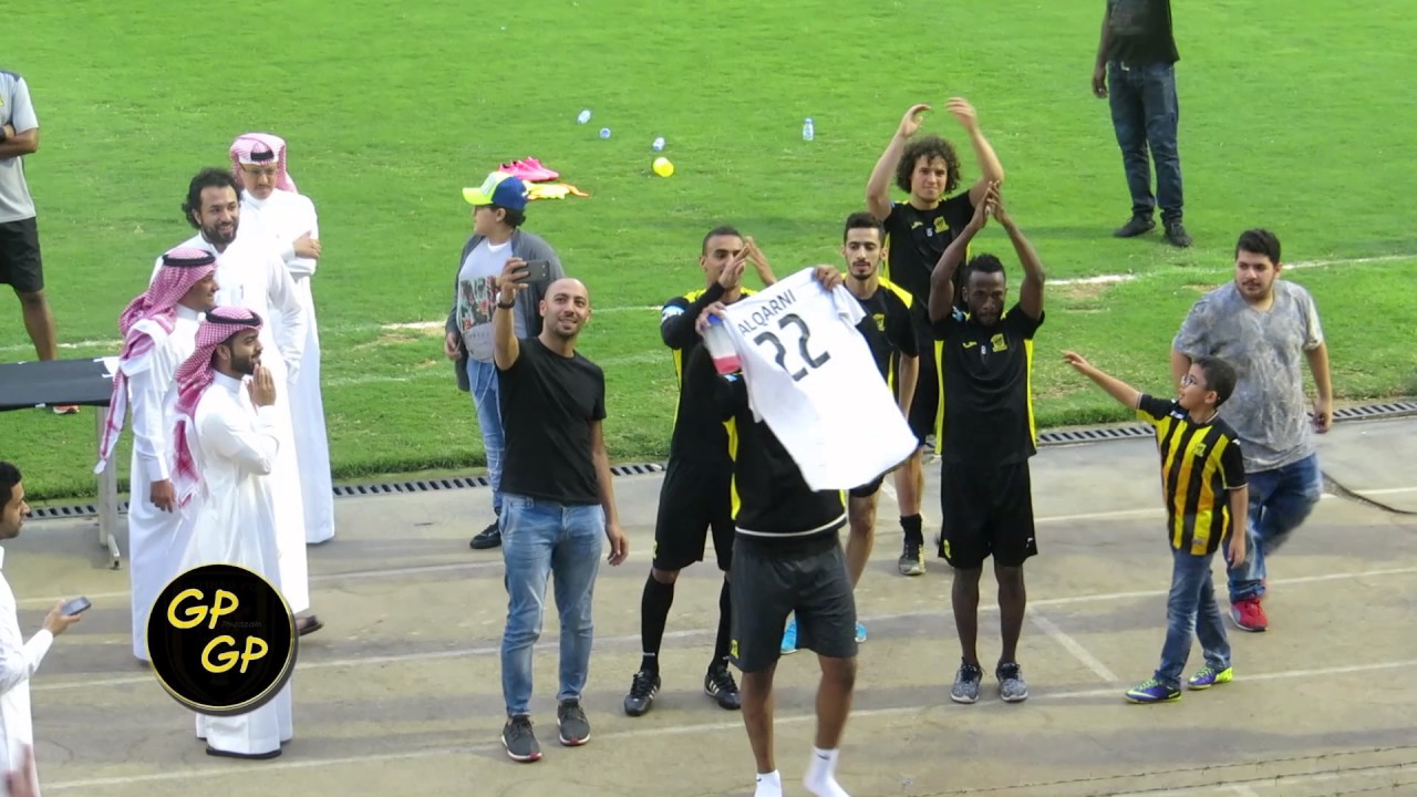 احتفال كهرباء مع جمهور الاتحاد ولقطات لكاس ولي العهد 2017
