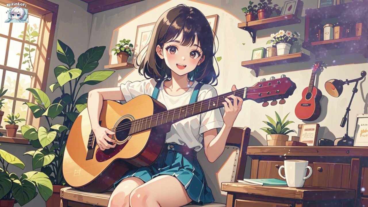 Lofi Guitar Beats for Stress Relief - 1 Hour of Relaxing Music