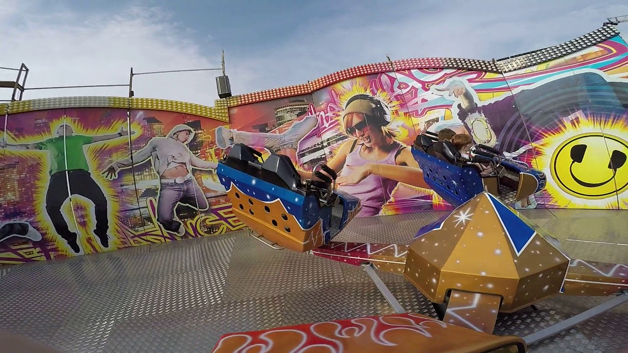 PETER SEDGWICK'S BREAKDANCE (onride) at Blackpool South Pier 31/5/2018
