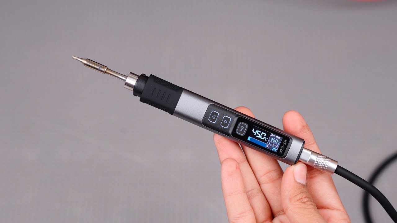 FNIRSI HS-02A: The Most Powerful USB-C Soldering Iron