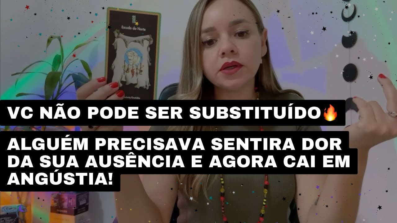VC NÃO PODE SER SUBSTITUÍDO🔥ALGUÉM PRECISAVA SENTIR A DOR DA SUA AUSÊNCIA E AGORA CAI EM ANGÚSTIA  