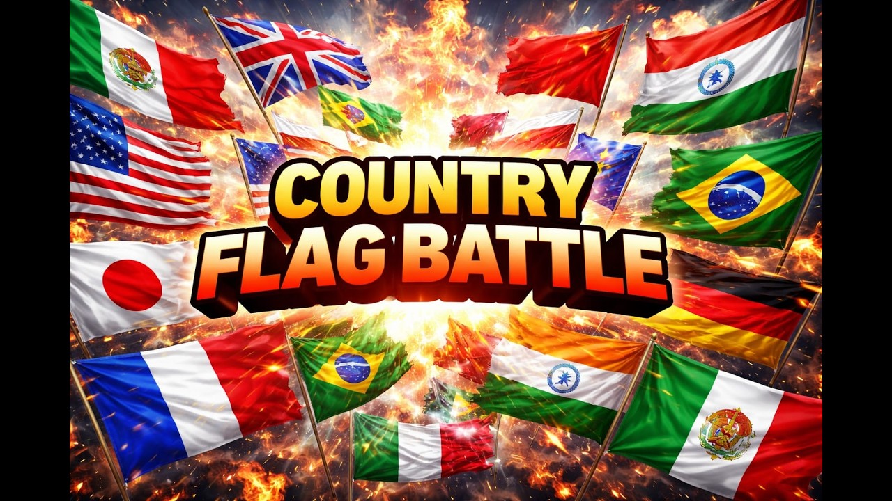Country Flag Battle 🔥 | Which Country Wins? 🌍 | Flag Battle Hub