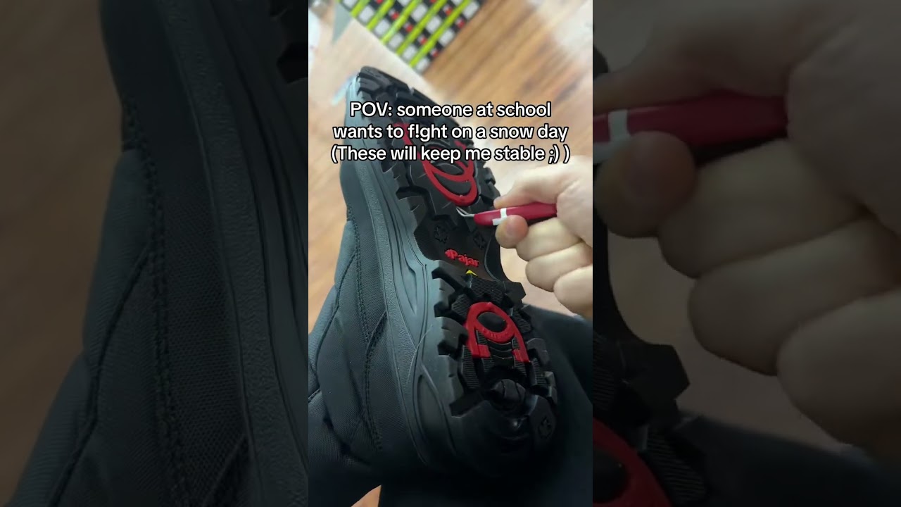 These winter boots will prevent you from slipping or falling on snow / ice! 