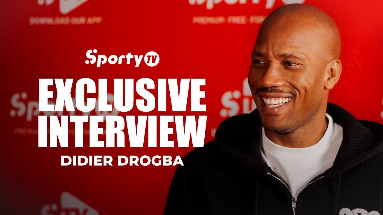 Didier Drogba Exclusive interview | Chelsea & Ivory Coast Legend | SportyTV