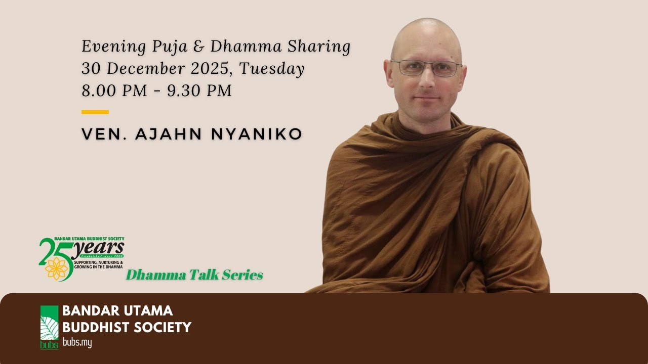 The Monk’s Path: From Doubt to Leadership and Peace - Dhamma Talk by Ven. Ajahn Nyaniko