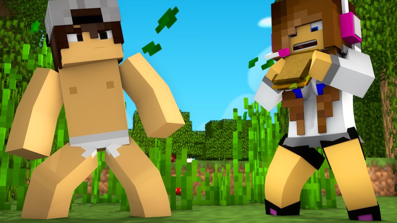 Minecraft: CORRIDA PVP - MAGRO vs GORDO!