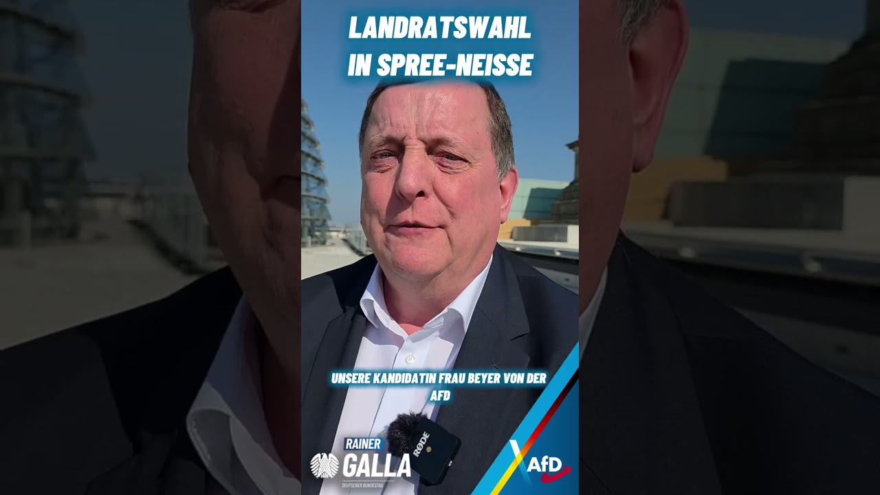 Landratswahl Spree-Nei&szlig;e: Sonntag Christine Beyer w&auml;hlen!  #bundestag #afd #brandenburg #galla