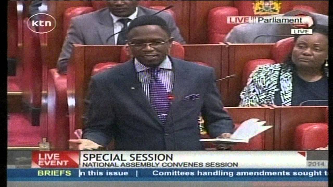 Ababu Namwamba's speech on the floor of the National Assembly special session