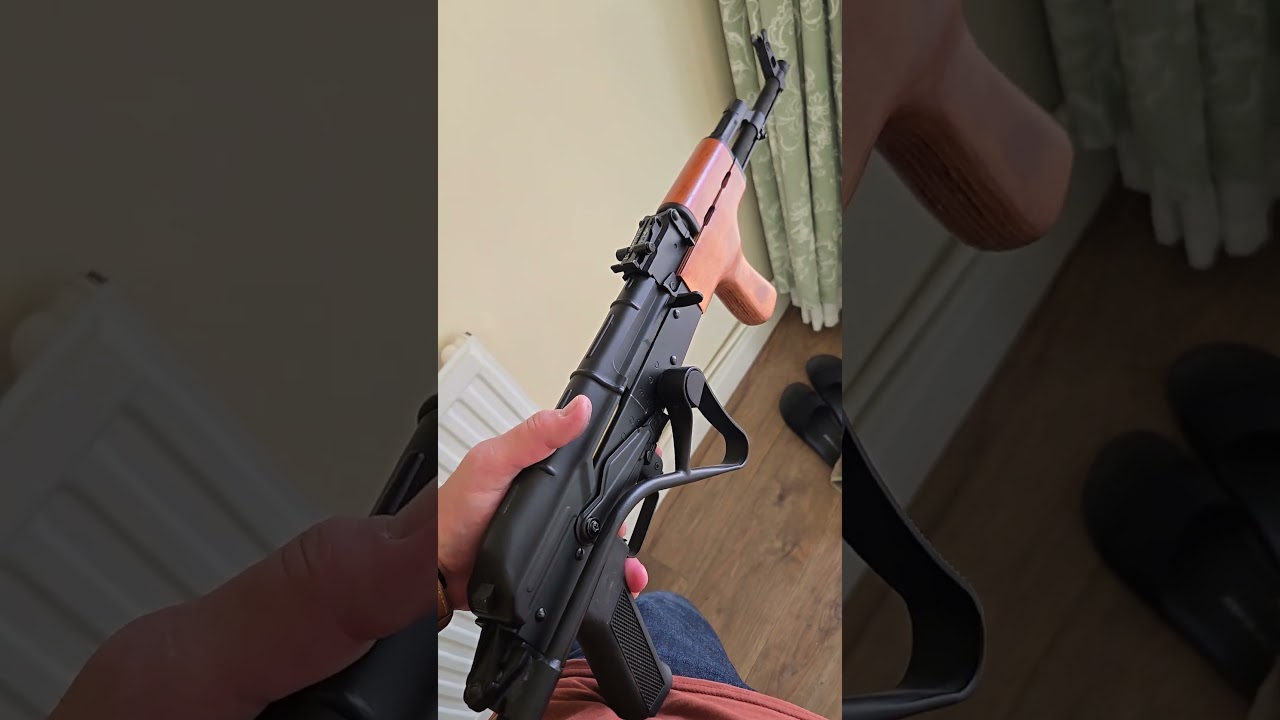 CYMA Airsoft CM.050 EBB - ROMANIAN AK - REAL WOOD - BLOW BACK