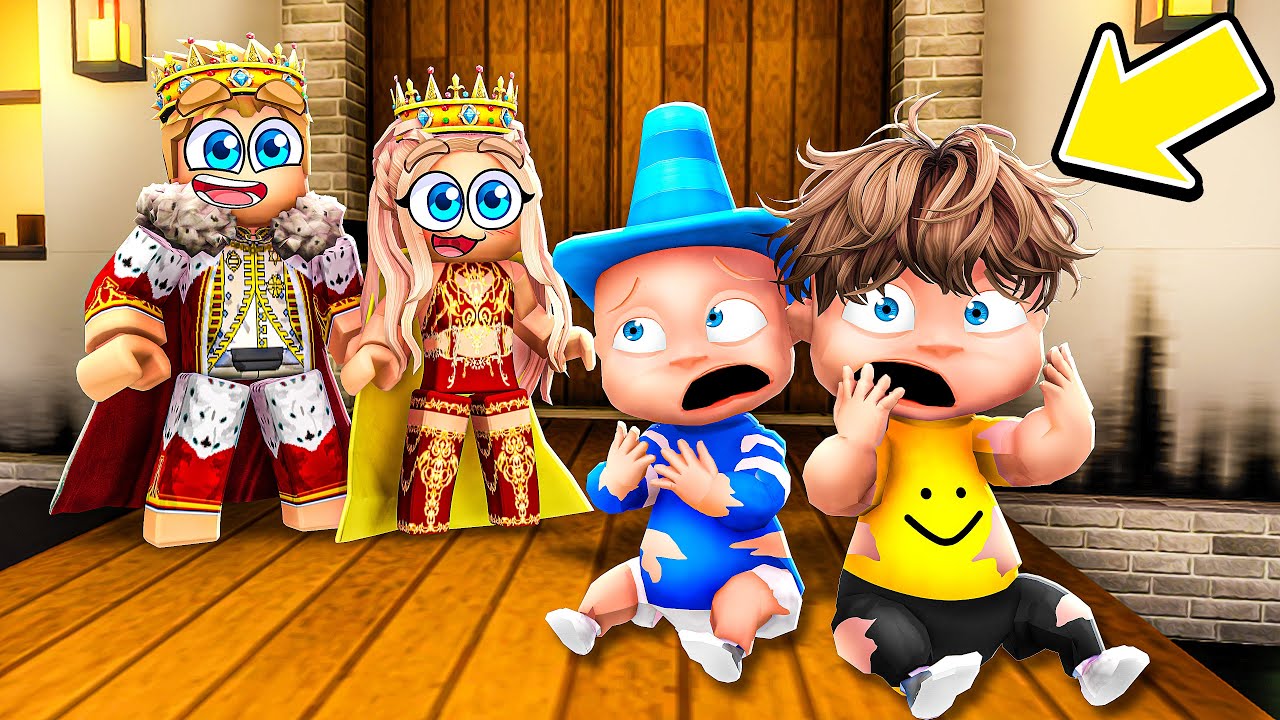 Homeless Brothers get ADOPTED by a RICH ROYAL FAMILY! (Brookhaven)