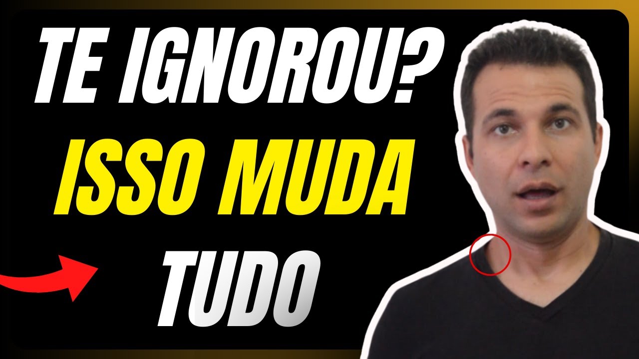 4 Dicas para Quando Alguém Te IGNORA