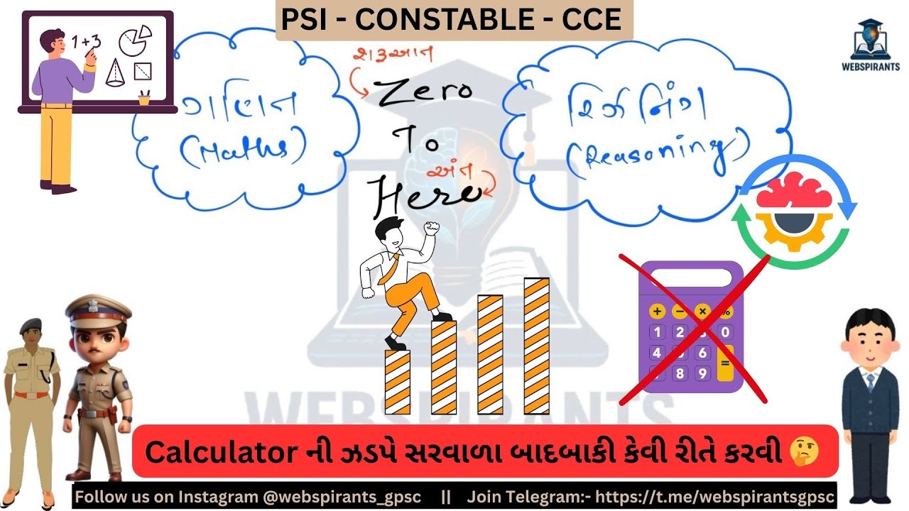 Maths Foundation 01 | સરવાળા-બાદબાકી ની જાદુઈ Tricks 🚀| Calculation Speed | PSI-Constable, CCE, GPSC
