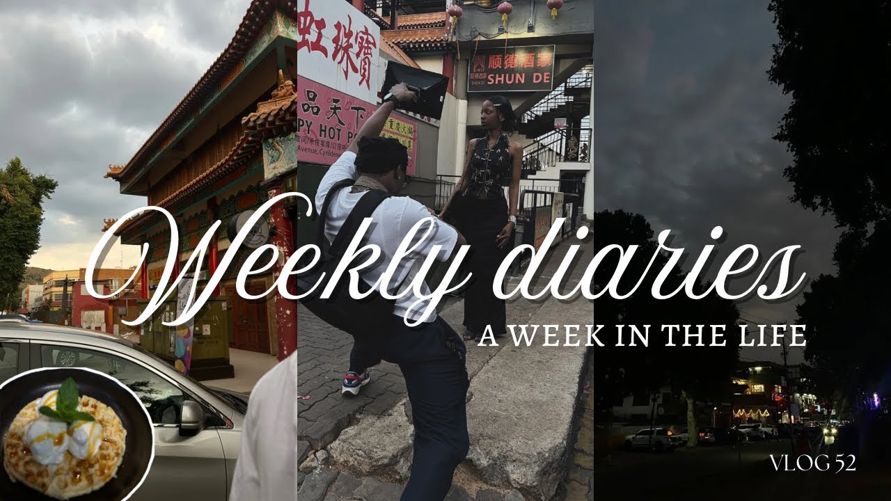 Weekly diaries📔: photoshoots, new nails, waffle date, friends 🎀🧇